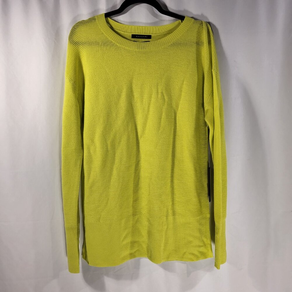 NWT Extra Fine Tahari Merino Wool Sweater, M